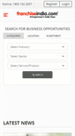 Mobile Screenshot of news.franchiseindia.com