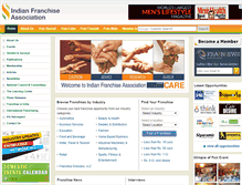 Tablet Screenshot of franchiseindia.org