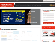 Tablet Screenshot of franchiseindia.net